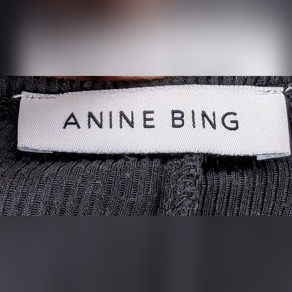 Anine Bing • August  Tank Top in Black - Picture 6 of 8